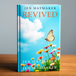 A striking book cover for "Revived" by Jen Hatmaker, encapsulating the theme of revival and renewal