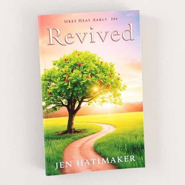 A captivating book cover for "Revived" by Jen Hatmaker, embodying themes of renewal and revitalization