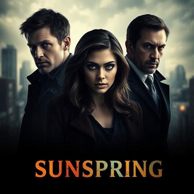 A captivating movie poster for the film titled "Sunspring" that explores themes of betrayal, melancholy, and jealousy