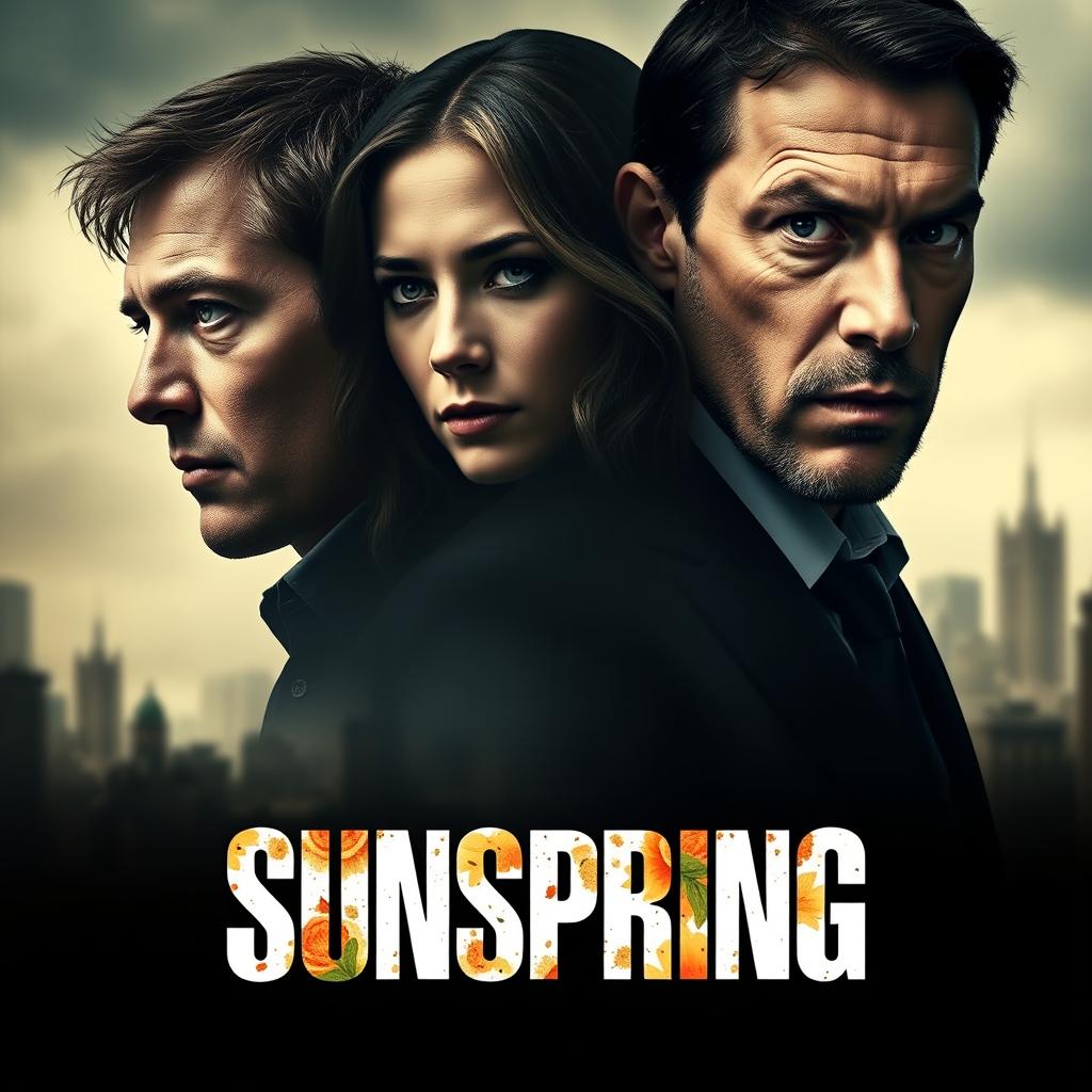 A captivating movie poster for the film titled "Sunspring" that explores themes of betrayal, melancholy, and jealousy