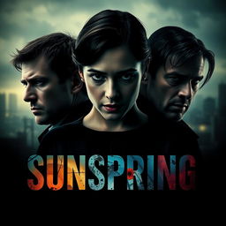 A captivating movie poster for the film titled "Sunspring" that explores themes of betrayal, melancholy, and jealousy