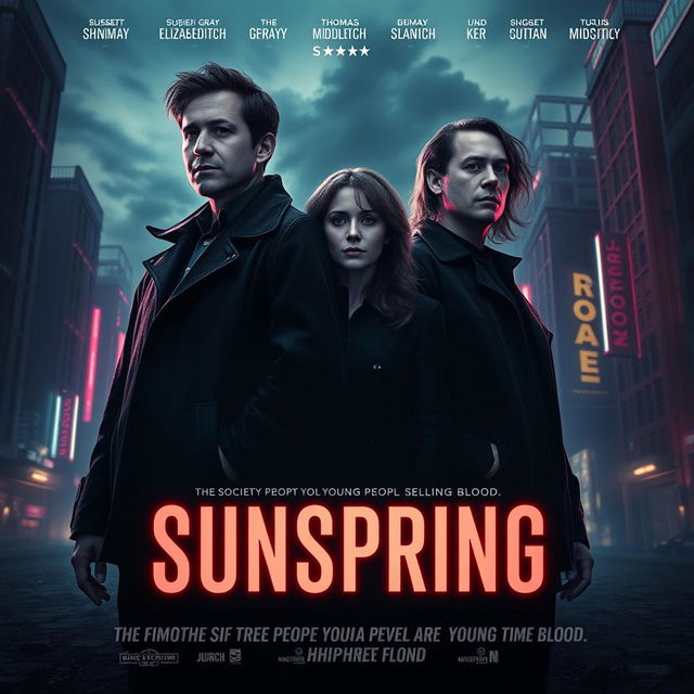 A movie poster for a film titled 'Sunspring'