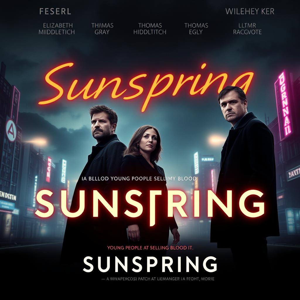 A movie poster for a film titled 'Sunspring'