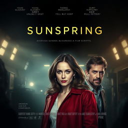 A cinematic movie poster for a film titled 'Sunspring'