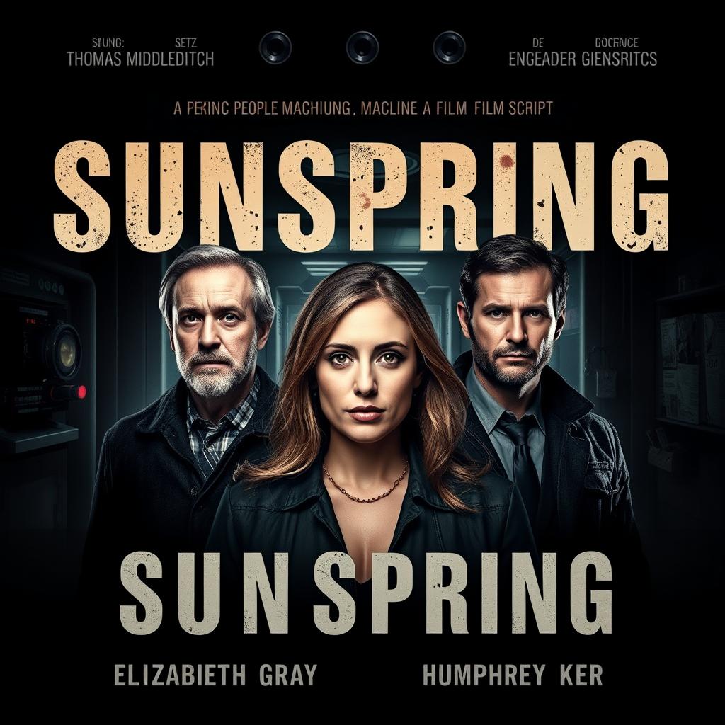 A cinematic movie poster for a film titled 'Sunspring'