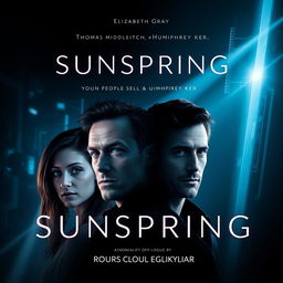 A visually striking movie poster for the film titled 'Sunspring'