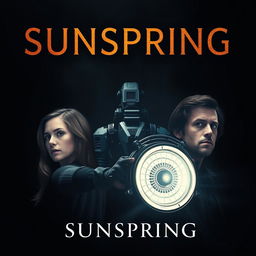 A captivating movie poster for the film titled 'Sunspring'