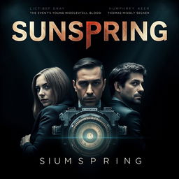 A captivating movie poster for the film titled 'Sunspring'