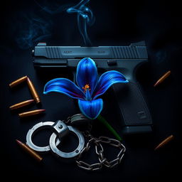 An intriguing book cover design for a dark romance novel, embodying an enemies-to-lovers theme