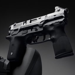 A modern gun specifically designed for special forces, demonstrating cutting-edge technology and precision engineering.