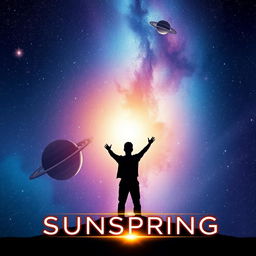 A captivating movie poster for a film titled 'Sunspring'