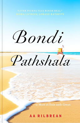 A book cover featuring the title 'Bondi Pathshala' prominently displayed in an elegant and modern font