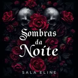 A dark romance book cover featuring a mysterious and haunting atmosphere