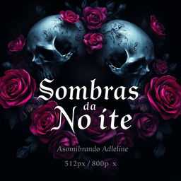 A dark romance book cover featuring a mysterious and haunting atmosphere