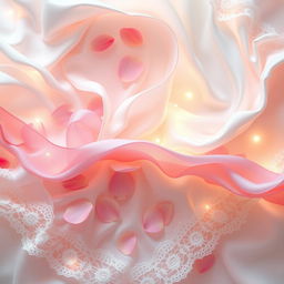 A stunningly beautiful abstract representation of beauty, featuring a blend of delicate pastel colors swirling together harmoniously