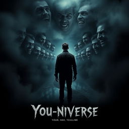 A chilling film poster for a horror movie titled "You-niverse"