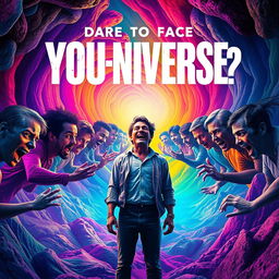 A visually striking film poster for a horror movie titled "You-niverse"