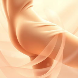 An artistic, elegant representation of a woman's form, showcasing themes of femininity and beauty