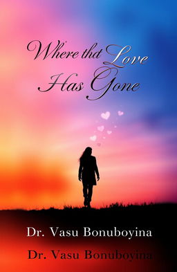 A captivating and emotional book cover featuring an abstract representation of love and loss