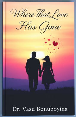 A captivating and emotional book cover featuring an abstract representation of love and loss