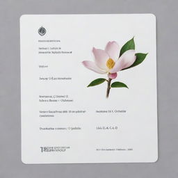 Design a new label that aligns with the BSG brand, maintaining the same placements for the universal symbol, weights, and label ID from the 'Mother Magnolia' template examples for legal reasons. Adjustments should be made following further discussions.