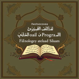 Cover proposal for a Master's program in Filology and Indonesian Islam