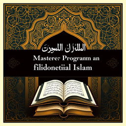 Cover proposal for a Master's program in Filology and Indonesian Islam