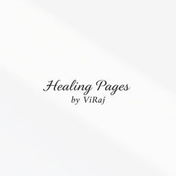 A serene and calming design featuring a white matte background
