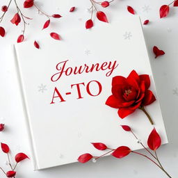 A sophisticated book cover featuring a bright white background
