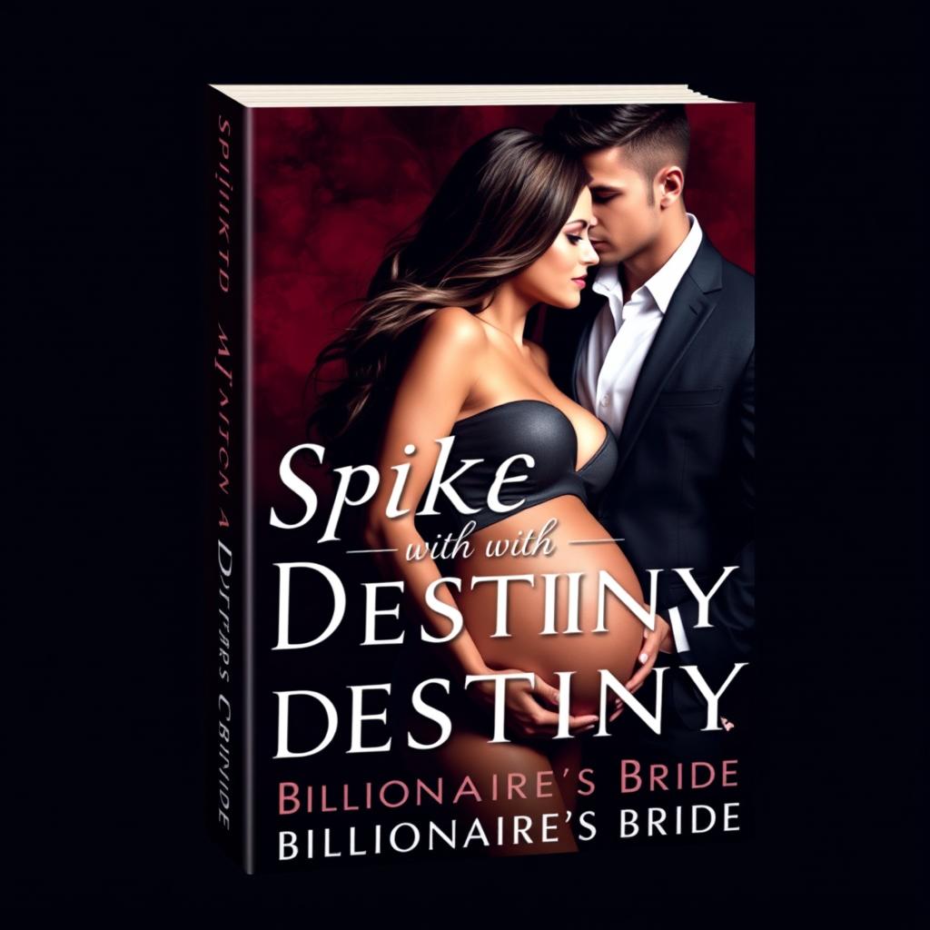 A striking romance book cover for "Spiked with Destiny: The Billionaire's Bride