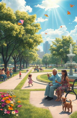 A serene and whimsical scene capturing the beauty of small, joyful moments in life
