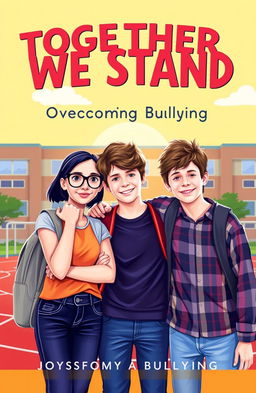 A vibrant and engaging cover design for a young adult book about school bullying