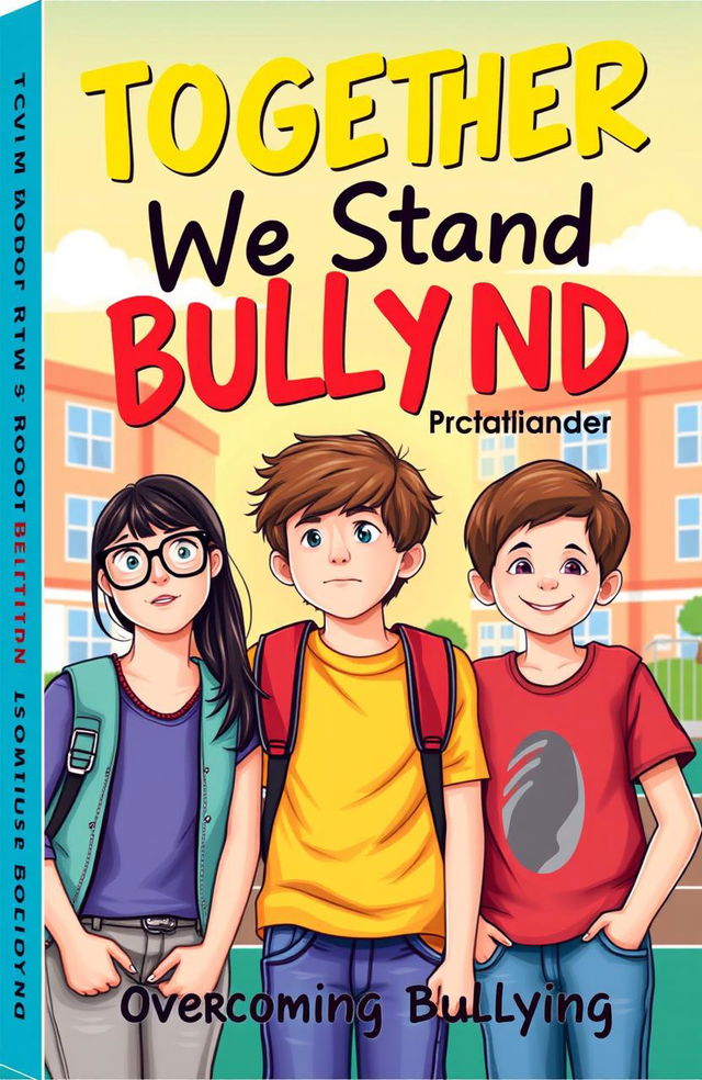 A vibrant and engaging cover design for a young adult book about school bullying