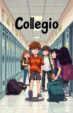 A powerful and emotive school scene depicting bullying in a high school environment
