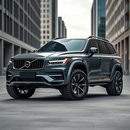 A Volvo xQc 900 designed to resemble a modified Mansory car, featuring sleek aerodynamic lines and an aggressive stance
