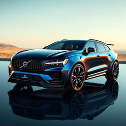 A luxurious Volvo car designed as the xQc 900, modified with Mansory style features