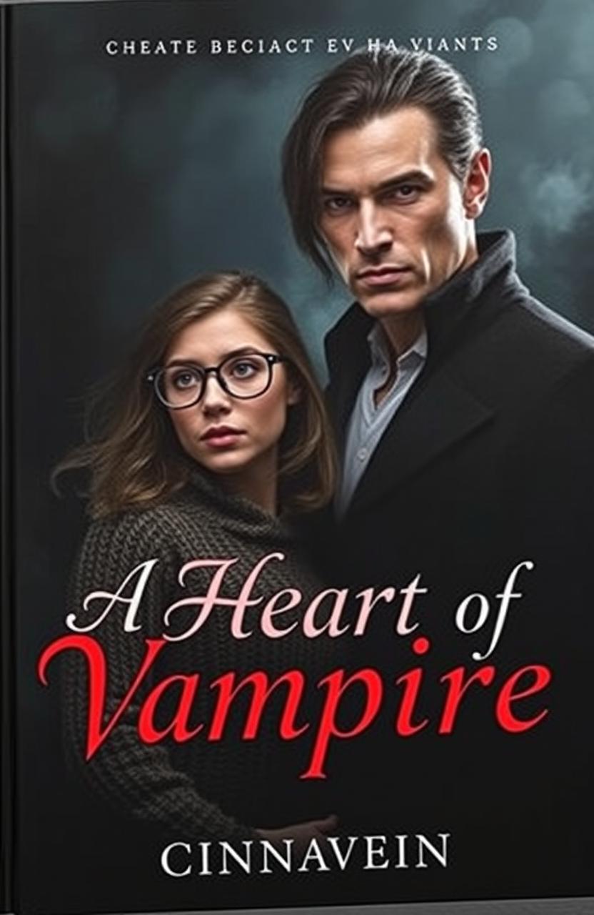 A dark romance book cover depicting an ancient, beautiful male vampire with a strong jawline and middle-length hair, exuding a warrior-like presence