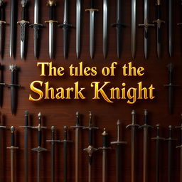 A stunning wall displaying a variety of swords, each with intricate and ornate pommels, showcasing different designs ranging from mythical creatures to elegant patterns