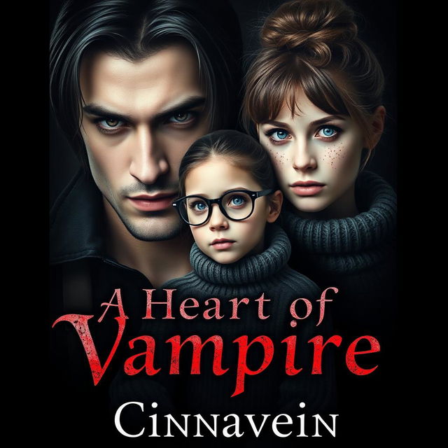 A dark romance book cover featuring a beautiful male vampire with a strong jawline and mid-length hair, exuding a fierce warrior look