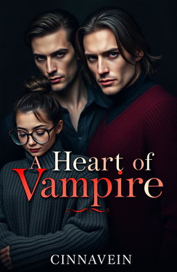 A dark romance novel cover featuring a beautiful male vampire with a strong jawline and middle-length hair, exuding a warrior-like presence