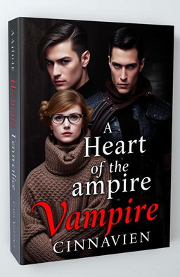A captivating dark romance book cover featuring a beautiful, yet cruel male vampire with a strong jawline and medium-length hair, resembling a fierce warrior dressed in intricately designed ancient leather armor