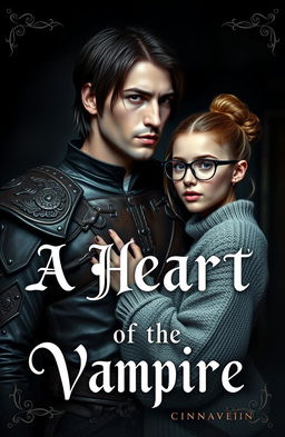 A captivating book cover depicting a dark romance scene