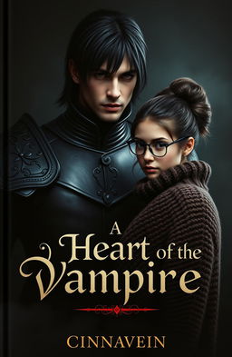 A captivating book cover depicting a dark romance scene