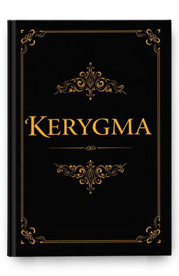 A creative and unique book cover design for the title 'Kerygma' featuring the subtitle 'Teachings of the New Testament'