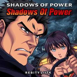 An intense anime-style book cover showcasing a complex emotional narrative