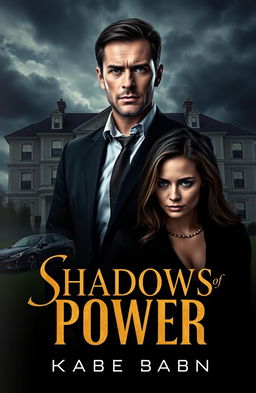 A dramatic book cover design illustrating the powerful themes of manipulation and betrayal