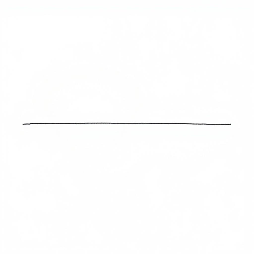 A simple, elegant straight line drawn across a blank white canvas, emphasizing minimalism and simplicity