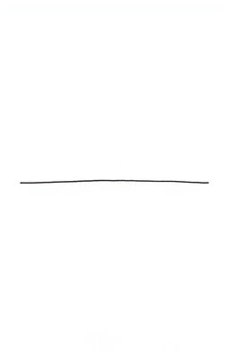 A simple and minimalistic straight line drawn against a clean white background