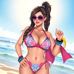 A female character inspired by D