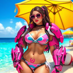 A sexy female character inspired by D